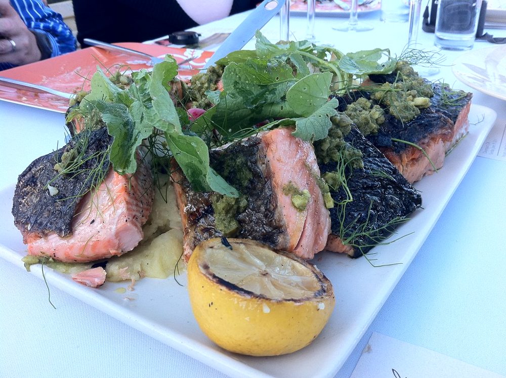 Roasted King Salmon with Beurre Blanc