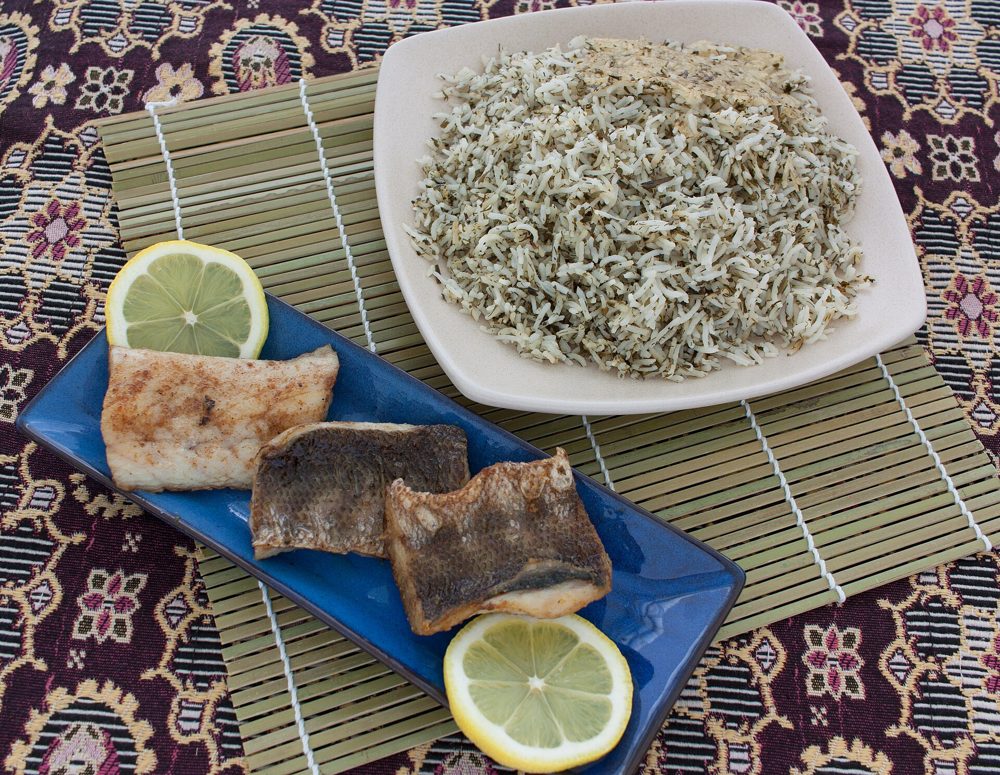 Sabzi Polo (Herbed Rice with Tahdig)