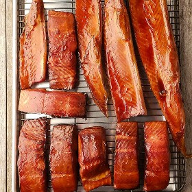 Salmon, Smoked with brine