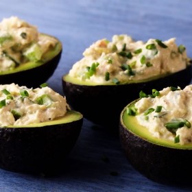 Salmon-Stuffed Avocados