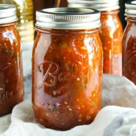 Salsa Roja, Fire Roasted, Canned