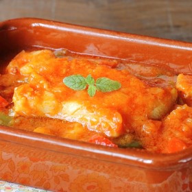 Salt Cod with Tomatoes and Capers (Baccalà alla Vesuviana)