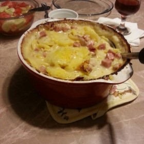 Scalloped Potatoes and Ham
