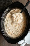 Slow Cooker Cheeseburger Soup