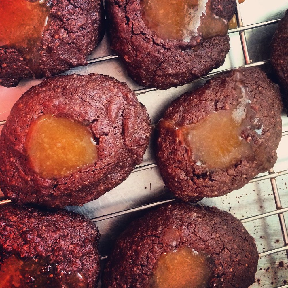 Sourdough Discard Thumbprint Cookies