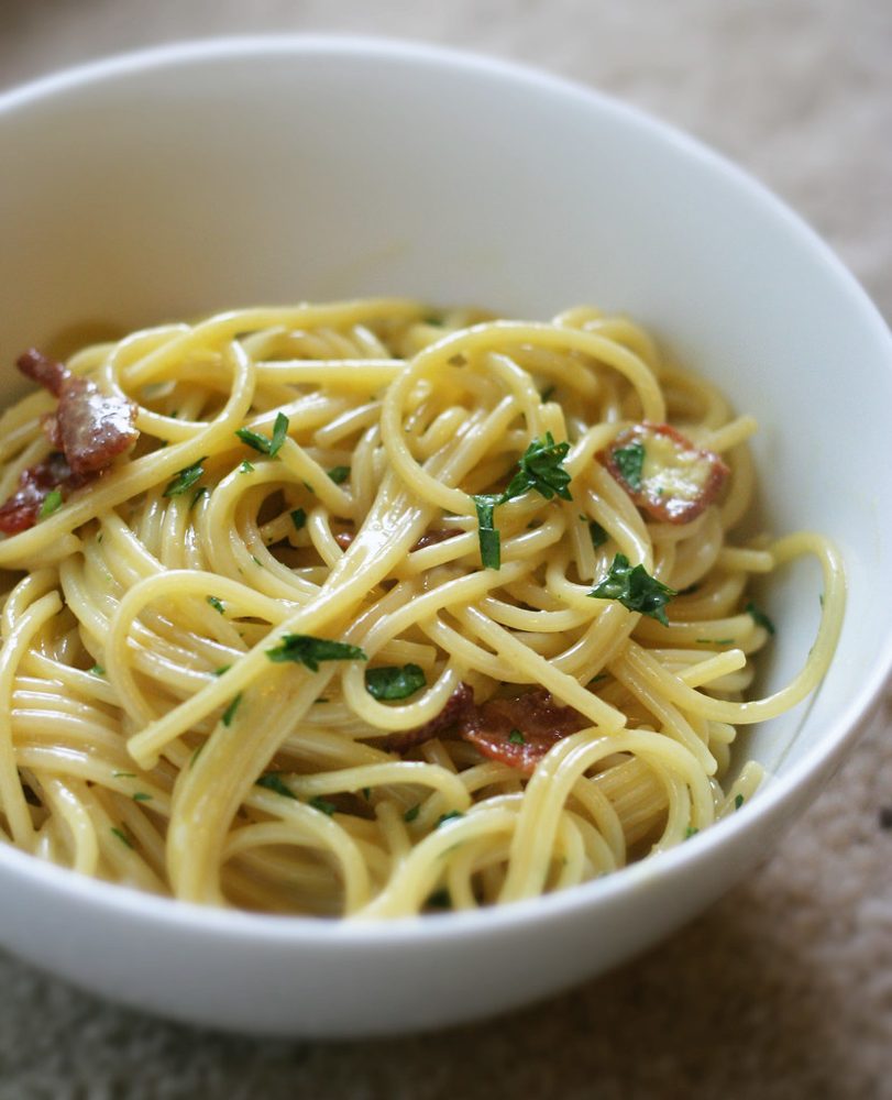 Spaghetti alla Carbonara (Bastianich)