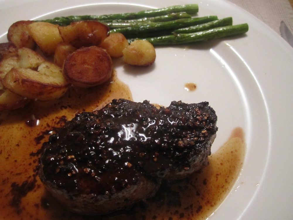 Steak au Poivre