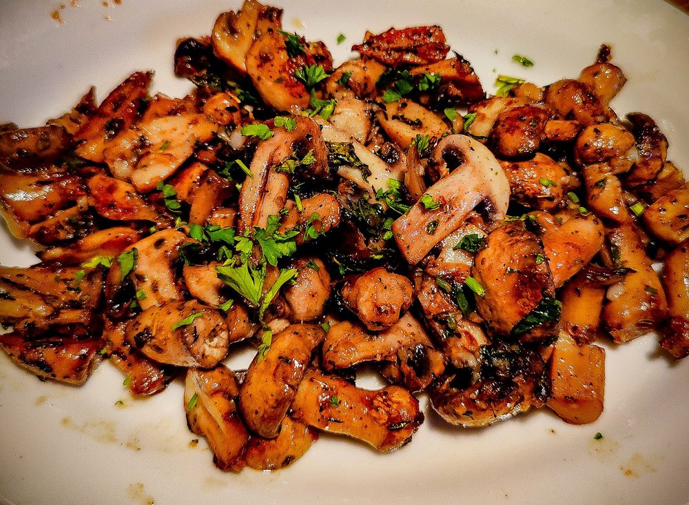 Steam-First Sautéed Mushrooms