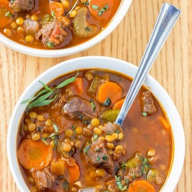 Stew, Beef Lentil