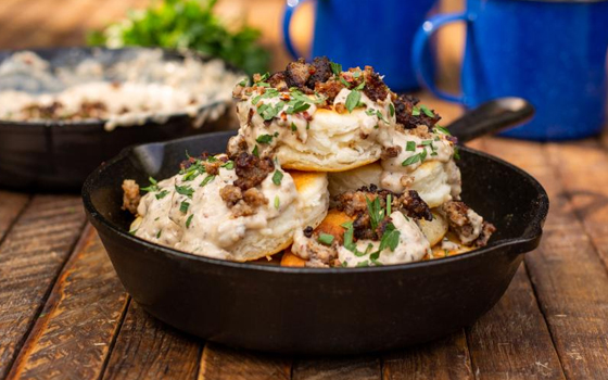 Stovetop Biscuits and Gravy