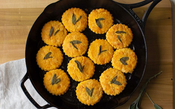 Sweet Potato and Sage Biscuits