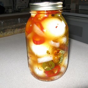 The Best Spicy Pickled Eggs