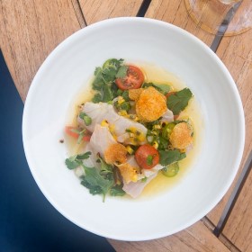 Tom Colicchio’s Passion Fruit Ceviche