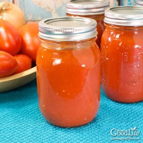 Tomato Sauce, Seasoned, Canned