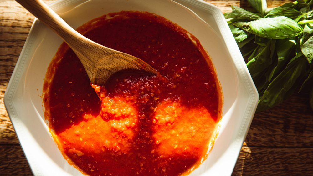 Uncooked Pizza Sauce