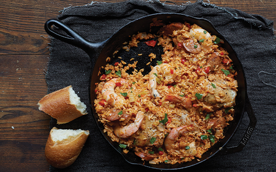 Virginia Willis' Seafood and Chiken Jambalaya